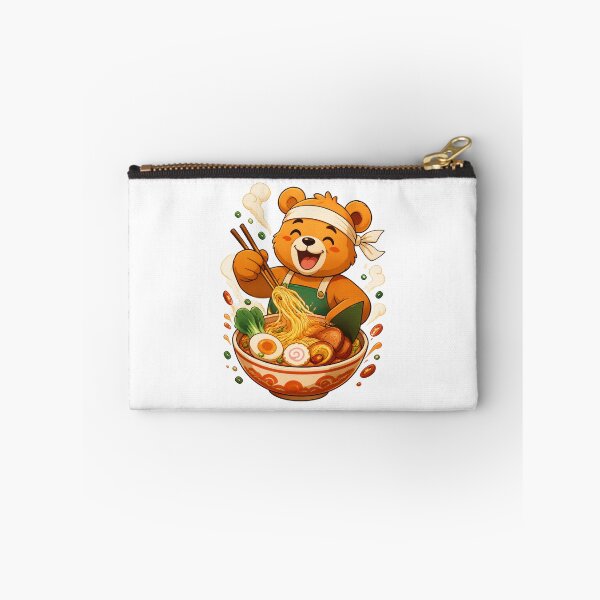 Item preview, Cute Bear Ramen Chef | Kawaii Japanese Noodle Bowl Art designed and sold by Catchy-Couture.