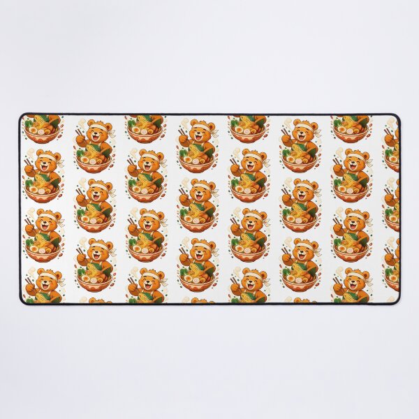 Item preview, Cute Bear Ramen Chef | Kawaii Japanese Noodle Bowl Art designed and sold by Catchy-Couture.