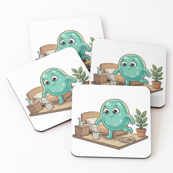 Item preview, Wobbly's Day: Cute 3D Blob Morning Routine designed and sold by DIUMERI.