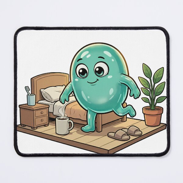Item preview, Wobbly's Day: Cute 3D Blob Morning Routine designed and sold by DIUMERI.