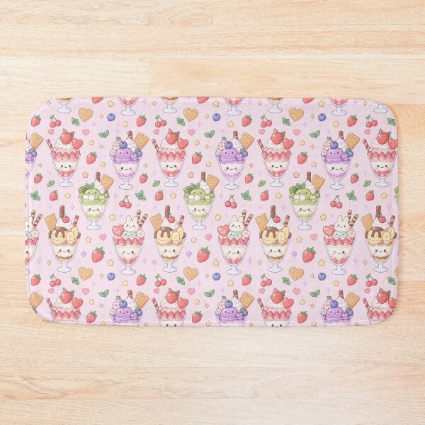 Item preview, Kawaii Parfait Pattern designed and sold by Soft Berry Studio.