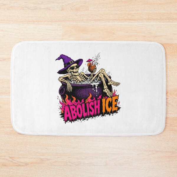 Item preview, Abolish Ice Skeleton Cauldron Gothic Summer Pun designed and sold by chattsuede.