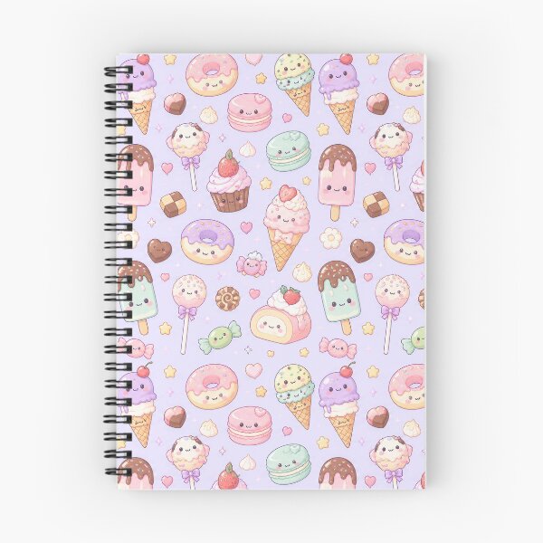 Item preview, Kawaii Dessert Mix Pattern designed and sold by Soft Berry Studio.
