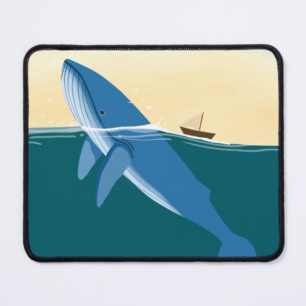 Item preview, The blue whale - Illustration designed and sold by Mermaid-set.