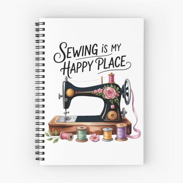 Item preview,  Sewing Is My Happy Place  Sewing Lifestyle  designed and sold by AleksandraJac05.