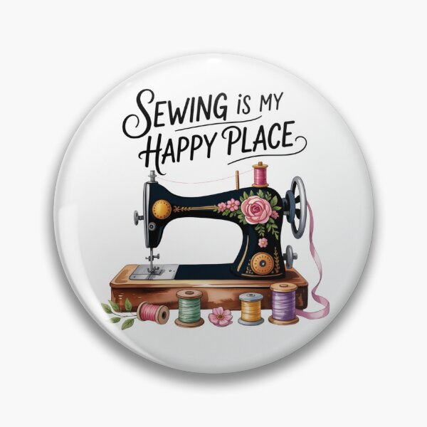 Item preview,  Sewing Is My Happy Place  Sewing Lifestyle  designed and sold by AleksandraJac05.