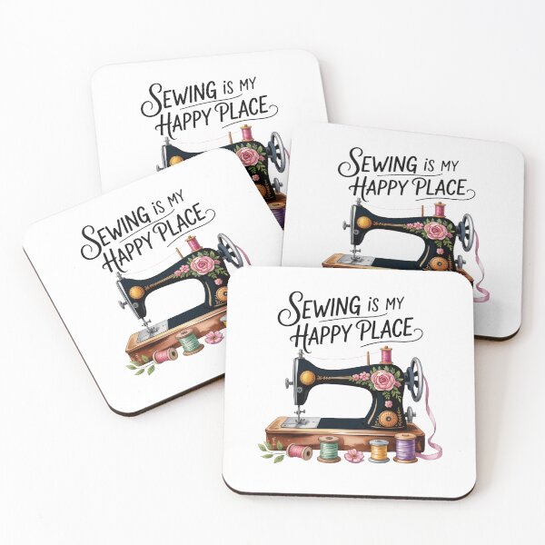 Item preview,  Sewing Is My Happy Place  Sewing Lifestyle  designed and sold by AleksandraJac05.