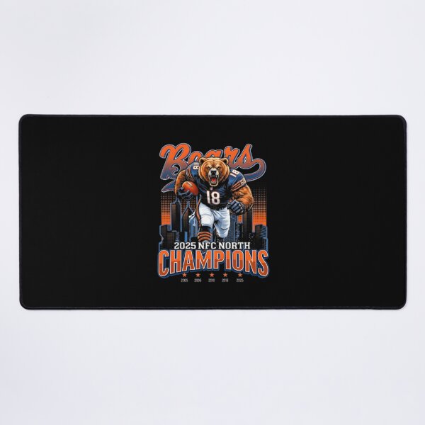 Item preview, Chicago Bears NFC North Champions Design Celebrating Football Victory designed and sold by Daniel Caspi.