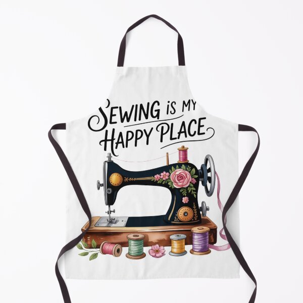 Item preview, Sewing Is My Happy Place Sewing Lifestyle designed and sold by AleksandraJac05.