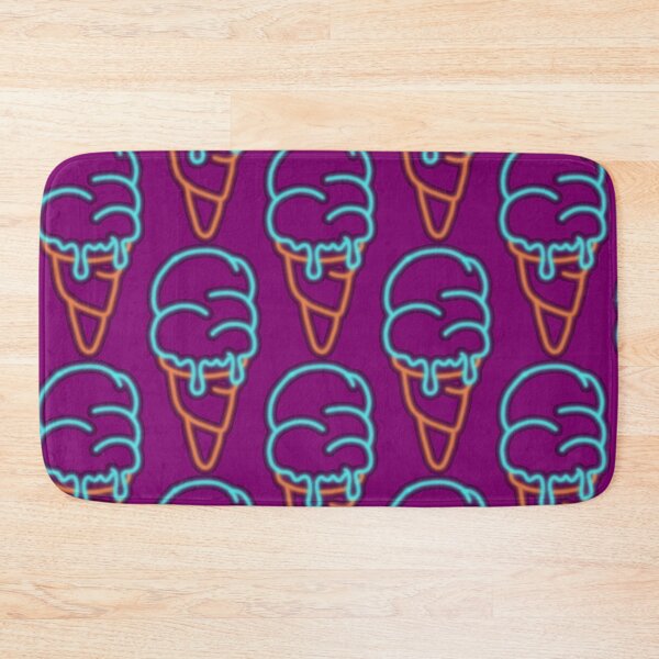 Item preview, Neon Ice Cream Sticker | Retro Vaporwave Dessert designed and sold by AliAltinelArt.