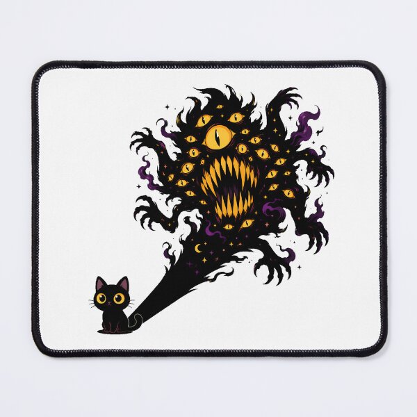 Item preview, Eldritch Cat Shadow Monster Goth Cosmic Horror designed and sold by chattsuede.