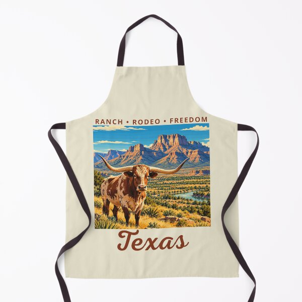 Item preview, Texas in the USA, Vintage Art Travel Landscape designed and sold by MaateoDesign.