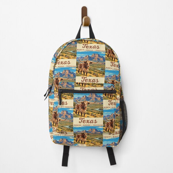 Item preview, Texas in the USA, Vintage Art Travel Landscape designed and sold by MaateoDesign.
