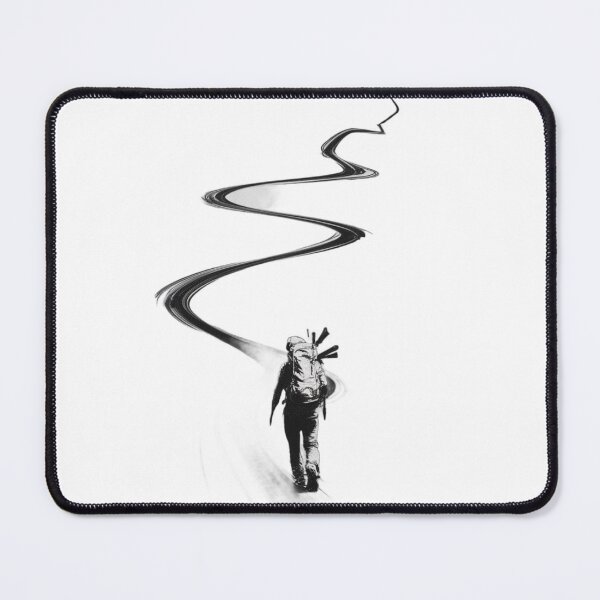 Item preview, Surreal Shadow Road – Dark Monochrome Journey designed and sold by aloksahu123.