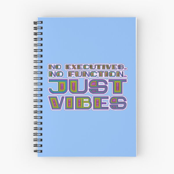 Item preview, Just Vibes Color | Funny ADHD Graphic | Bold Bubble Typography | Executive Dysfunction designed and sold by RareSquareBearArts.