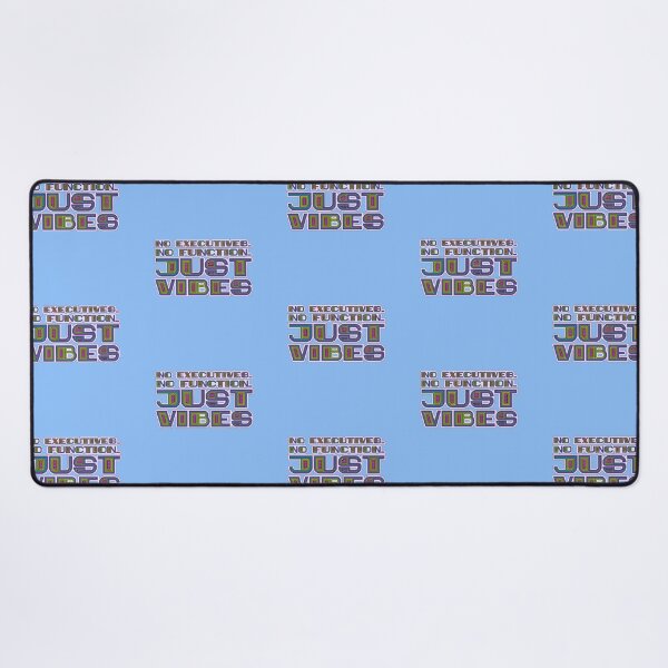 Item preview, Just Vibes Color | Funny ADHD Graphic | Bold Bubble Typography | Executive Dysfunction designed and sold by RareSquareBearArts.