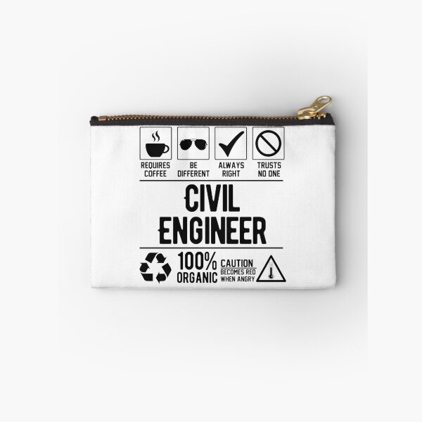 Item preview, Civil Engineer Profession Design with Construction Elements and Blueprint Style designed and sold by YUKAdesign.