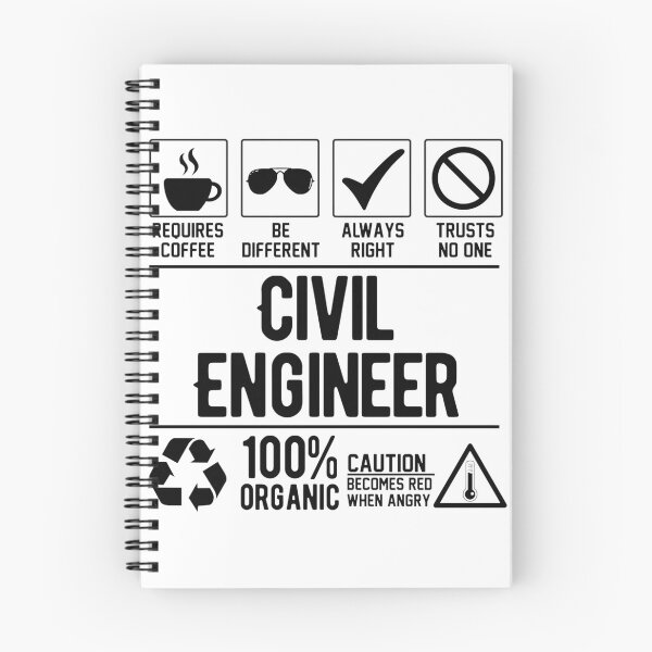 Item preview, Civil Engineer Profession Design with Construction Elements and Blueprint Style designed and sold by YUKAdesign.