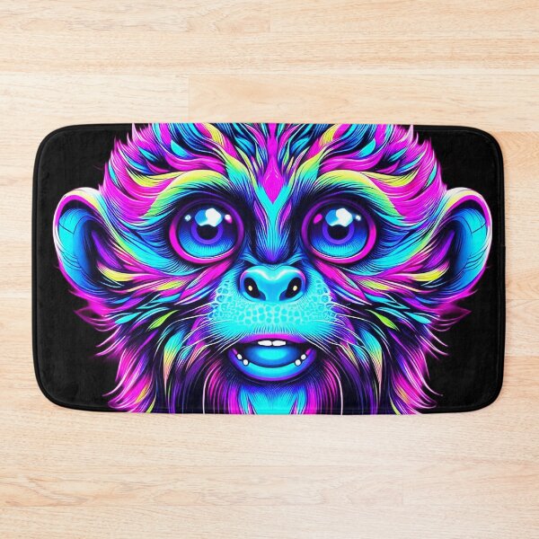 Item preview, Vaporwave Neon Cyber Primate - Psychedelic Ape  designed and sold by A E S T H E T A T A G.