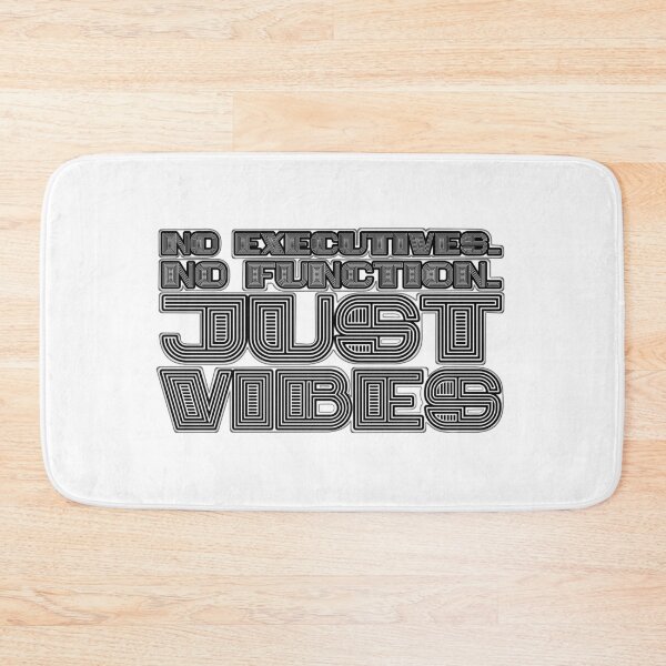 Item preview, Just Vibes Dark | Funny ADHD Graphic | Bold Bubble Typography | Executive Dysfunction designed and sold by RareSquareBearArts.