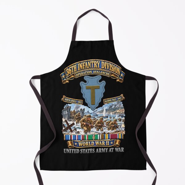 Item preview, Army - 36th Infantry Division, Operation Avalanche, North Africa-Italy  w Scene - 3D - Enhanced - SVC WWII designed and sold by Military Insignia Products.