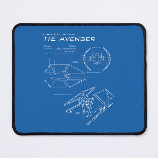 Item preview, TIE Avenger Blueprint designed and sold by Patrick King.