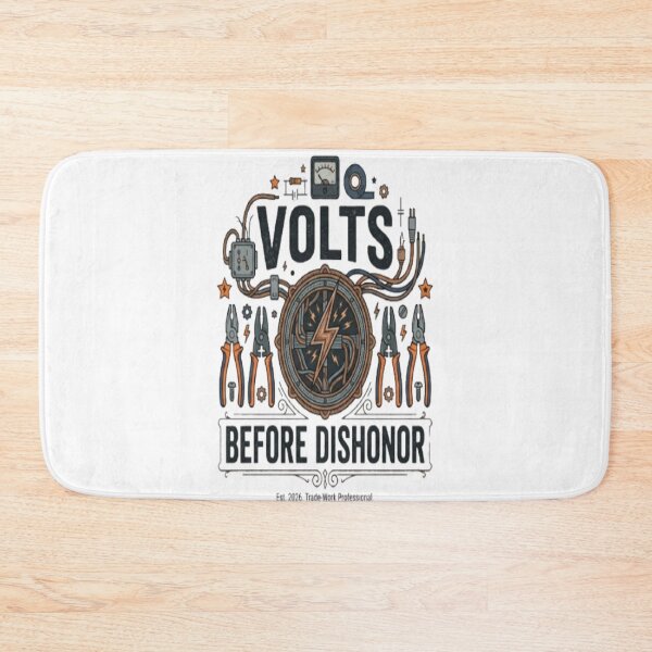 Item preview, Volts Before Dishonor Funny Electrician Trade Worker Gift designed and sold by ArtsyElegance4U ⭐⭐⭐⭐⭐.