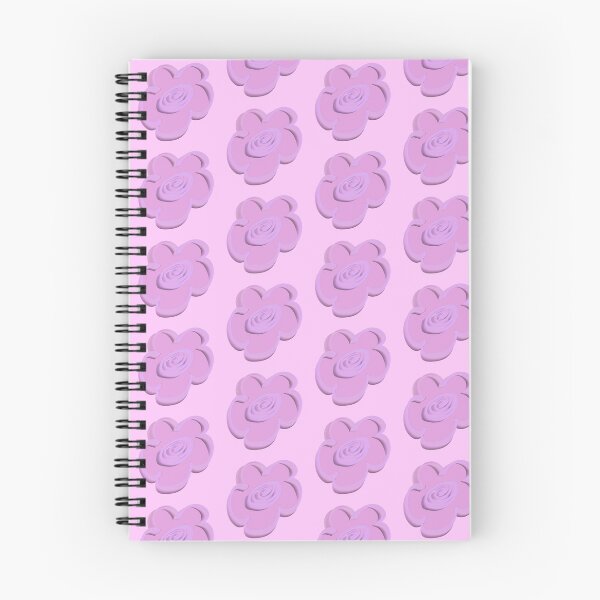 Item preview, Cute Pastel Purple Flower Pattern designed and sold by CaramelCo.