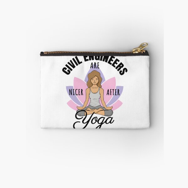 Item preview, Civil Engineers Enjoying Yoga for Good Vibes and Relaxation Design designed and sold by YUKAdesign.