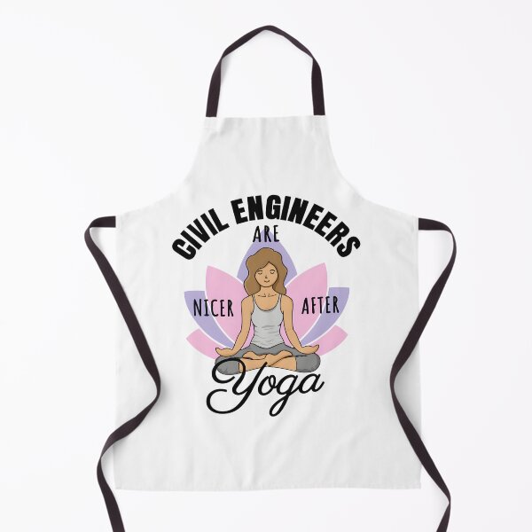 Item preview, Civil Engineers Enjoying Yoga for Good Vibes and Relaxation Design designed and sold by YUKAdesign.