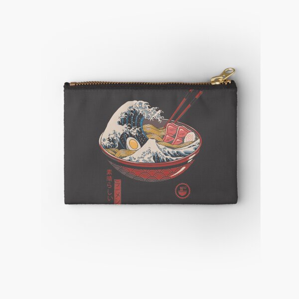 Item preview, Great Ramen Wave Artistic Illustration with Japanese Noodle Bowl and Ocean Wave Design designed and sold by NTamilselvan.