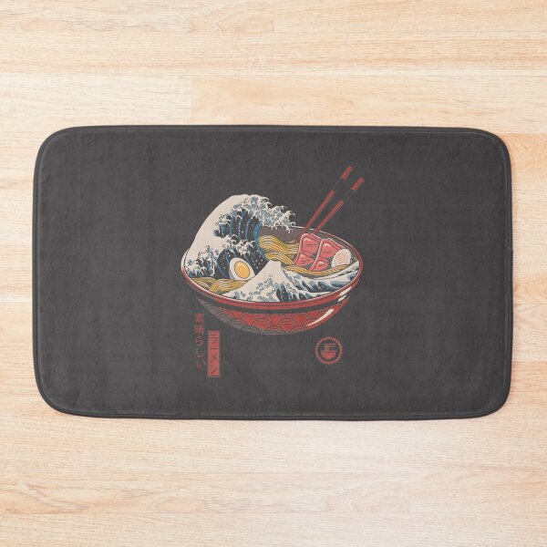 Item preview, Great Ramen Wave Artistic Illustration with Japanese Noodle Bowl and Ocean Wave Design designed and sold by NTamilselvan.
