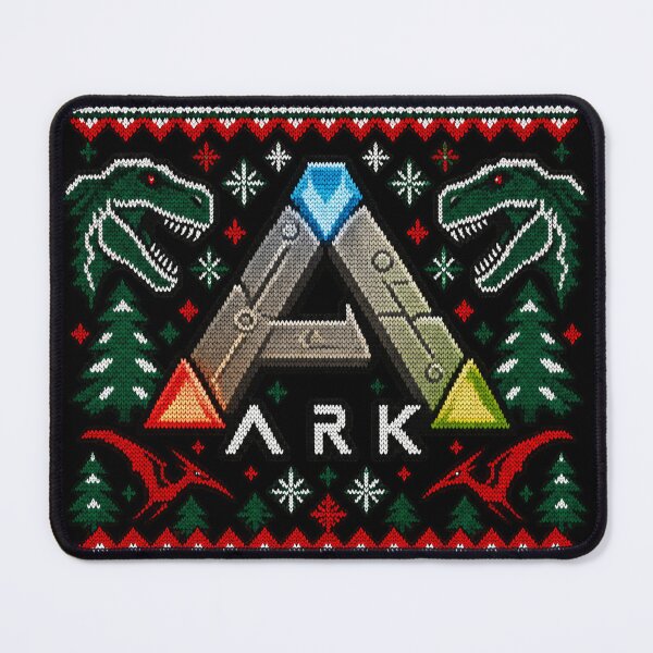 Item preview, ARK Holiday Dinosaur Ugly Christmas Sweater designed and sold by Gabriela Mihai.