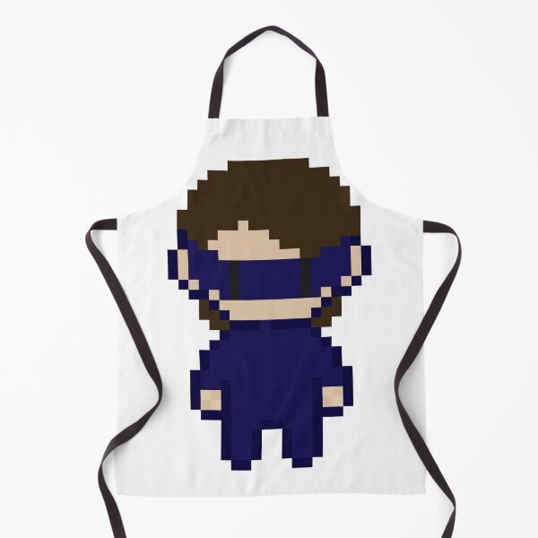 Item preview, Pixel Art Ninja Mask Character – Retro 8-Bit Masked Warrior designed and sold by Ruuper4all.
