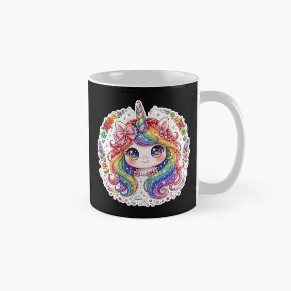 Item preview, Rainbow Unicorn Kawaii Unicorn Galaxy Rainbow Unicorn Colorful Magical designed and sold by HealingEraInk.