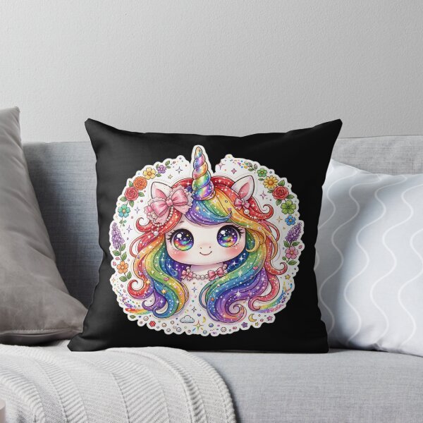 Item preview, Rainbow Unicorn Kawaii Unicorn Galaxy Rainbow Unicorn Colorful Magical designed and sold by HealingEraInk.