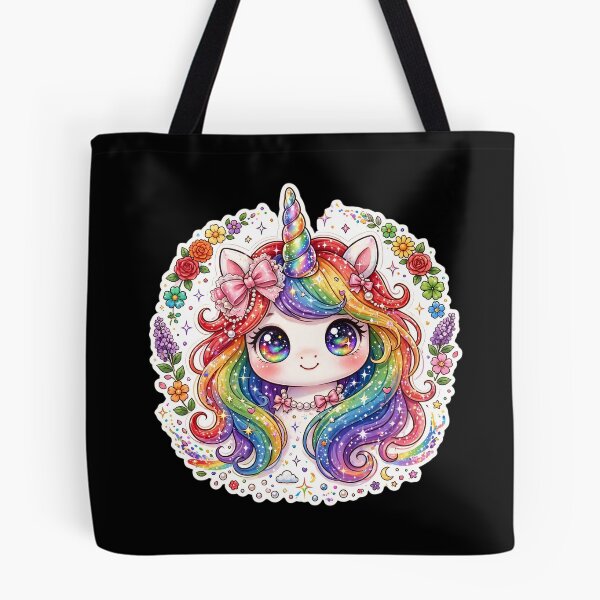 Item preview, Rainbow Unicorn Kawaii Unicorn Galaxy Rainbow Unicorn Colorful Magical designed and sold by HealingEraInk.