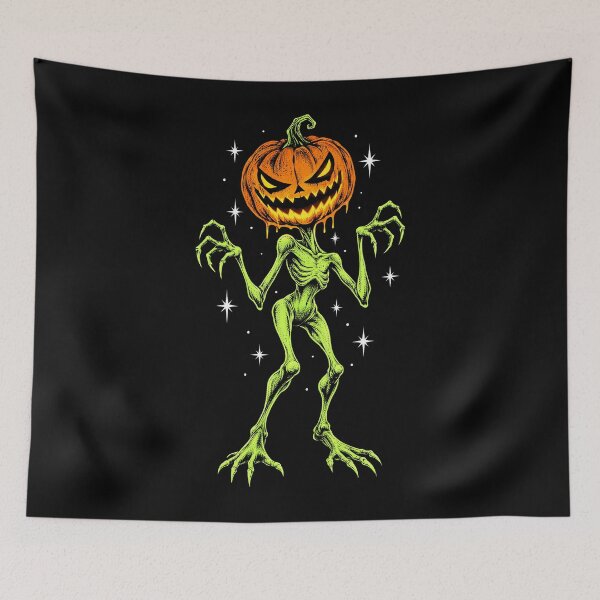 Item preview, Alien with Jack-o’ Lantern Head designed and sold by SignumShop.