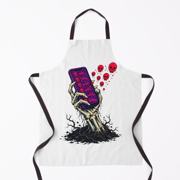 Item preview, Doomscrolling Skeleton Hand Social Media Addiction designed and sold by chattsuede.
