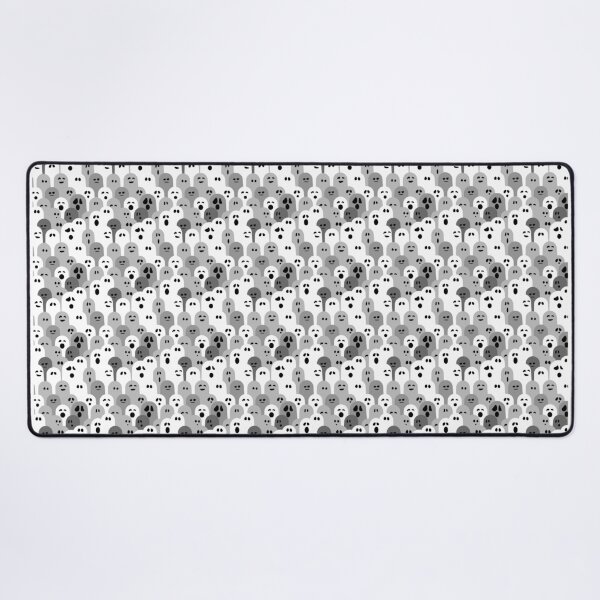 Item preview, Ghost Crowd Pattern - Monochrome Black & White Halloween designed and sold by MaandiStudio.