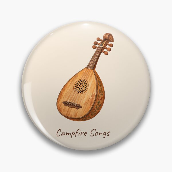 Item preview, Campfire Songs Lute Safari Explorer designed and sold by mycute-stickers.