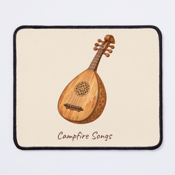 Item preview, Campfire Songs Lute Safari Explorer designed and sold by mycute-stickers.