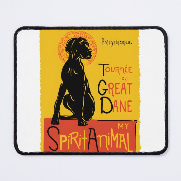 Item preview, Cute and Funny Great Dane and Black Cat Mashup Art Design designed and sold by Aleksei123.