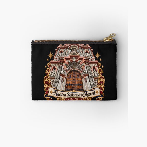 Item preview, Nuestra Señora de la Merced Basilica Embroidery Crest – Lima Peru Baroque Architecture Art designed and sold by Emoji Emblems.