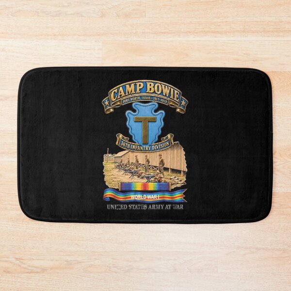 Item preview, Army - Camp Bowie, Fort Worth TX  w Scene - 3D - Enhanced - SVC WWI designed and sold by Military Insignia Products.