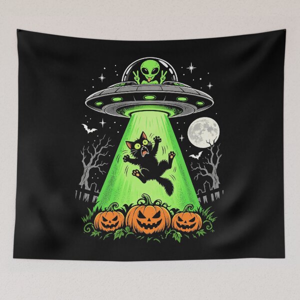 Item preview, Alien Cat Abduction designed and sold by SignumShop.