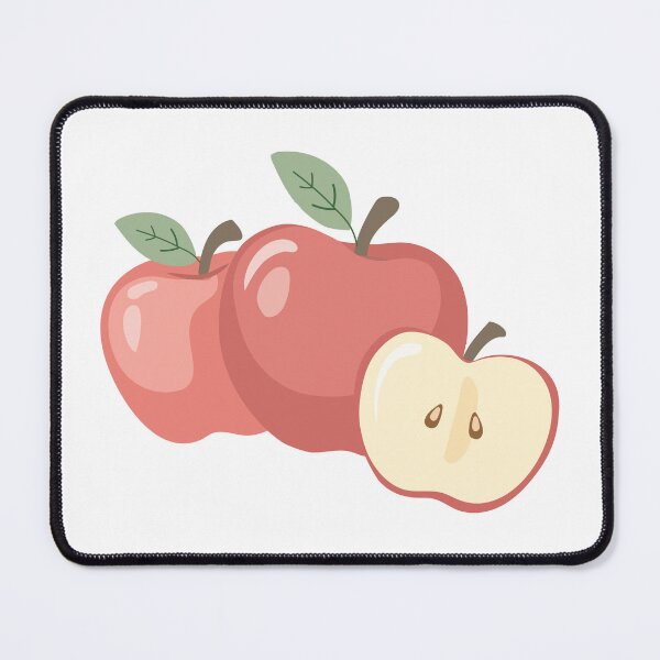 Item preview, Fresh Red Apple Slice Cursive designed and sold by BetweenForms.