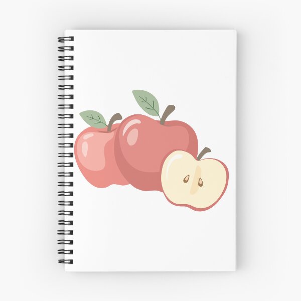 Item preview, Fresh Red Apple Slice Cursive  designed and sold by BetweenForms.