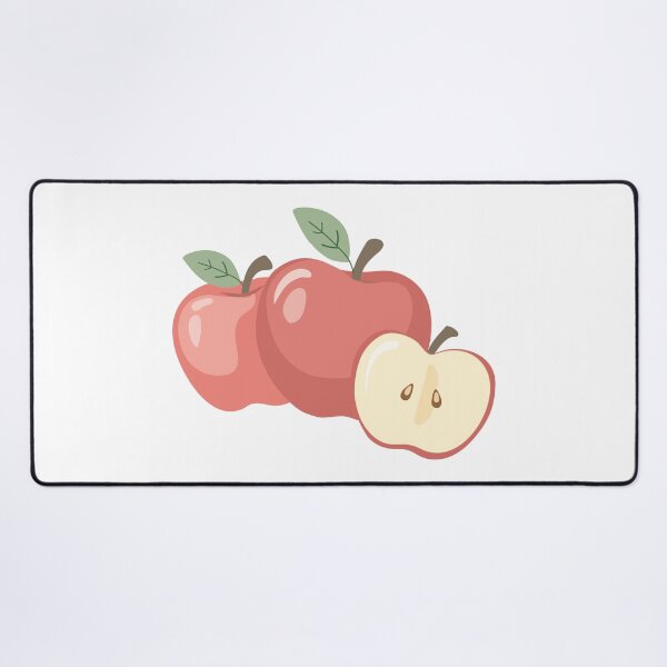 Item preview, Fresh Red Apple Slice Cursive designed and sold by BetweenForms.