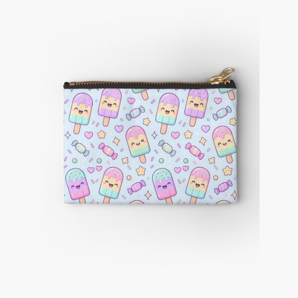Item preview, Kawaii Rainbow Popsicle Pastel Candy Pattern designed and sold by Soft Berry Studio.